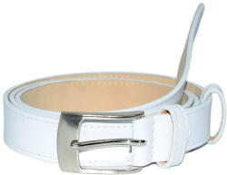  Fehér keskeny női bőr divat öv, 110 cm (NO-715-FH-1-110-cm)