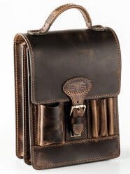  Blázek & Anni két rekeszes pull-up marhabőr férfi oldaltáska 27x21 cm (BA-2924-PO)