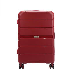 Jony bordó polipropilén keményfalú kabinbőrönd 56 x 36 x 22 cm (45299)