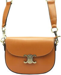 Luka 20-047 konyak női bőr válltáska, oldaltáska 24 x 17 x 7 cm (51632)