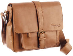 Greenland Nature uniszex bőr válltáska, oldaltáska 29 x 24 cm (GL-1027)