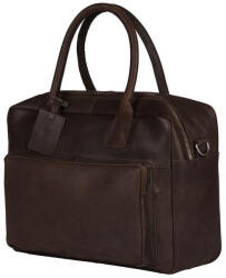  Burkely Vintage Mitch sötétbarna bőr laptoptáska, oldaltáska 14 (9007921-22-20)