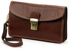 GREGORIO Art. 10 barna férfi bőr autós táska 24 x 15 x 6 cm (56894)