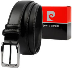 Pierre Cardin PARURE05 fekete férfi bőr öv 120 x 3, 5 cm (57209)