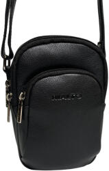 RIALTO fekete olasz női bőr válltáska, oldaltáska 18 x 11 cm (R-RT5781M-Q-03)