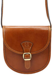  Florence 134 konyak női bőr válltáska 17 x 17 x 6 cm (50609)