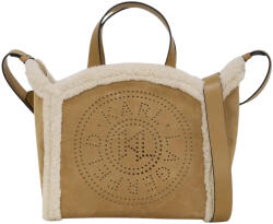 KARL LAGERFELD írha velúrbőr tote bag, kézitáska vállpánttal (A4W300871XV)