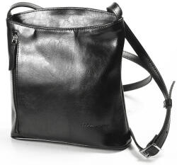 MONARCHY Holly fekete női bőr válltáska 27x24cm (M-32400-5-holly)