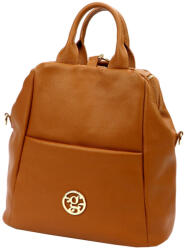 GREGORIO 1733 olasz barna női bőr hátizsák, kézitáska 34 x 32 x 17 cm (53673)