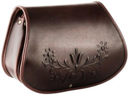  Blázek & Anni közepes méretű domború virág mintás bőr vadásztáska 28 x 21 cm (BA-9157-VMOT)