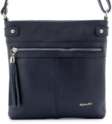 RIALTO sötétkék női bőr válltáska, crossbody 22 x 22 x 4 cm (RX379-DO-07)