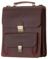  Blázek & Anni elől zsebes elegáns férfi bőr oldaltáska 32 x 29 cm (BA-2318-AM)