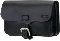  Blázek & Anni nagyméretű fekete bőr övtáska 18 x 12 cm (BA-2036-AM-F)