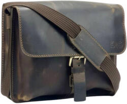  Blázek & Anni Vicenza sportos fazonú uniszex bőr oldaltáska, crossbody táska 32 x 25 cm (BA-1049-PO)