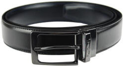 Pierre Cardin FWJX5 kék-fekete forgatható férfi bőr öv 125 x 3.5 cm (32824)