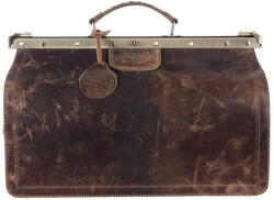 Greenland Montana postakocsi, bivalybőr utazótáska 48 x 28 x 26 cm (GL-138-25)