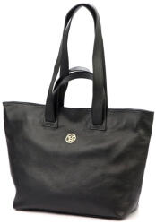 GREGORIO 1745 DOLLARO fekete női bőr kézitáska, válltáska, shopper 44 x 29 x 16 cm (55919)