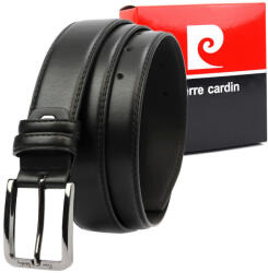 Pierre Cardin PARURE04 fekete férfi valódi bőr öv 130 x 3, 5 cm (57208)