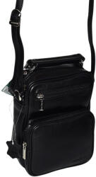  Rialto fekete férfi bőr oldaltáska, válltáska 16×21 cm (R-TARI122565-PN-03)