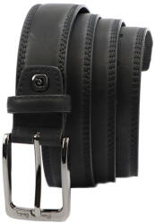 Pierre Cardin 3342 GG23 fekete férfi bőr öv 135 x 3.5 cm (50901)