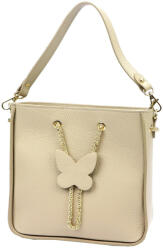  Luka 24-004 bézs női bőr válltáska 25 x 24 x 11 cm (51851)
