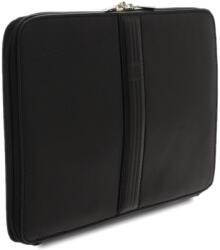 GIUDI A/4 méretű toszkán fekete bőr mappa (G-2131-GD-nero)