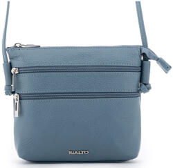 RIALTO olasz petrolkék női bőr oldaltáska, crossbody 18 x 18 x 4, 5 cm (RX371-DO-1V)