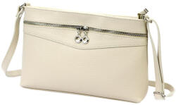  Luka 24-065 bézs női bőr válltáska, oldaltáska 31 x 20 x 7 cm (56679)