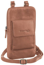 Greenland Nature bőr, nyakba akasztható táska telefontartóval, RFID védelemmel 11 x 20 cm (GL-2867-3)
