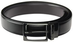 Pierre Cardin FWJX5 fekete-barna forgatható férfi bőr öv, derékszíj 115 x 3.5 cm (34033)