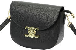  Luka 20-065 D fekete női bőr válltáska 22 x 15 x 9 cm (49491)