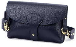  Luka 24-076 sötétkék női bőr válltáska 22 x 15 x 6 cm (58241)