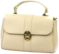  Luka 20-098 bézs női bőr kézitáska 26 x 18 x 12 cm (53630)