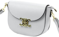  Luka 20-065 D szürke női bőr válltáska 22 x 15 x 9 cm (50720)