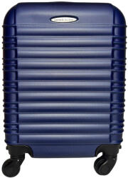 Leonardo Da Vinci sötétkék színű, keményfalú kabinbőrönd 40 cm (LDV-2088-SKEK)