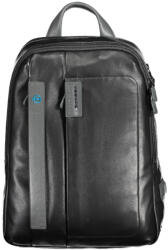 Piquadro luxus minőségű fekete bőr hátizsák, 15" laptop rekesszel 41, 5 x 31 cm (CA3869P15_NERO_N)