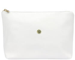 GREGORIO COSMETICS-004 fehér női bőr kozmetikai táska 29 x 19 x 10 cm (50369)