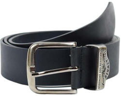  Fekete férfi bőr öv, 115 cm (FO-212-F-3)