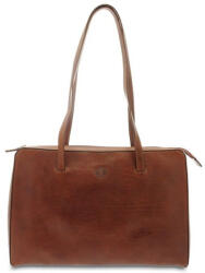 GIUDI barna női bőr válltáska 38 × 28 cm (G-3450-GD-marrone)