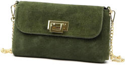  Luka 25-001 zöld női bőr válltáska 22 x 12.5 x 6 cm (58314)