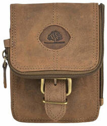  Greenburry bőr cipzáras övtáska (GB-326-25-brown)