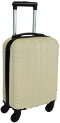 Leonardo Da Vinci bézs színű, keményfalú kabinbőrönd 40 cm (LDV-3076-BEIGE)