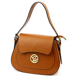 GREGORIO 1741 barna női bőr kézitáska, válltáska, oldaltáska 24 x 19.5 x 9.5 cm (54962)