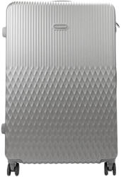 Leonardo Da Vinci ezüst abs keményfalú bőrönd 54 x 85 x 32 cm (52376)