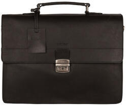  Burkely Dean Vintage fekete bőr aktatáska (9006379-22-10)