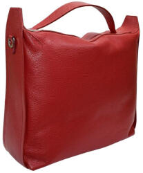 RIALTO olasz női, bordó színű bőr kézitáska, válltáska 35×28 cm (R-RB021-DO-04)