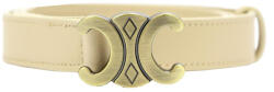  Gregorio BLT-001-95 táblás csatos bézs női valódi bőr öv 95 x 2.5 cm (53349)