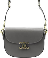  Luka 20-047 szürke női bőr válltáska, oldaltáska 24 x 17 x 7 cm (50400)