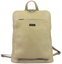  MiaMore 01-015 olasz bézs női bőr hátizsák 30 x 37 x 15 cm (42016)