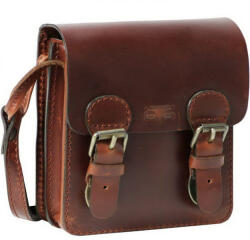  Blázek & Anni kis tuckzáras selyemfényű bőr válltáska 17 x 15, 5 cm (BA-2660-AM)